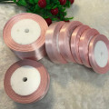 6mm-50mm Coral Pink Silk Satin Ribbon Party Home Wedding Decoration Gift Wrapping Christmas Birthday DIY Material Supplies 22m