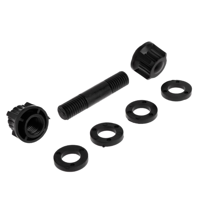 One Set Black Plastic Searchcoil Screw and Washers Metal Detector Accessories