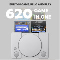 Mini TV Game Case 8 Bit Retro Video Game Console With Two Gamepad Built-In 620 Games Handheld Gaming Player For PS1