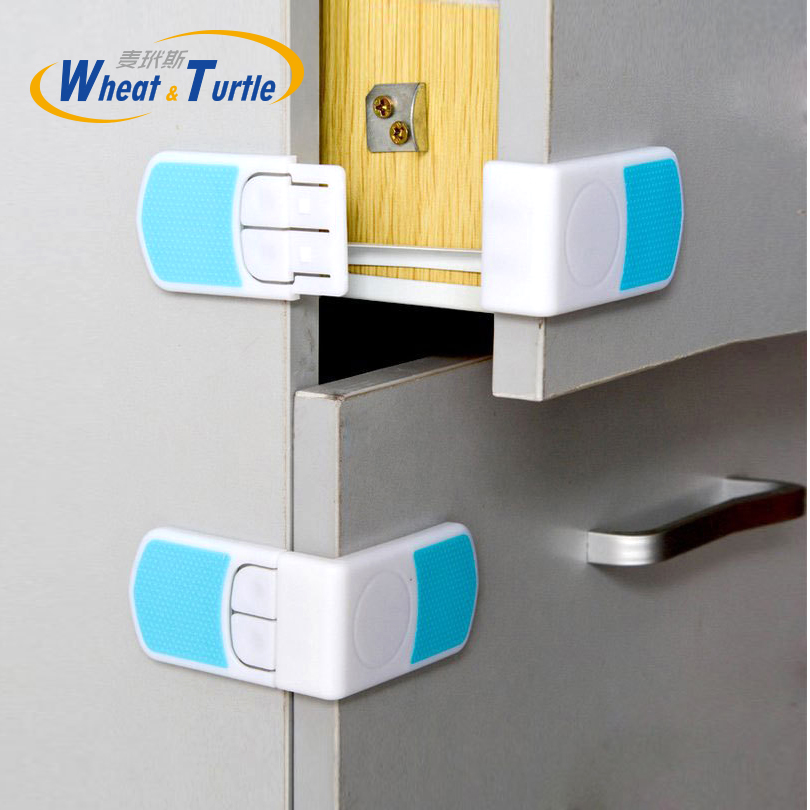 Environmentally Friendly ABS Material Baby Care Safety Lock Drawers Cabinets Refrigerators Infant Safety Protector Lock