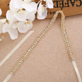 Beaded Wedding Belt Gold Crystal Bridal Belt New Style Rhinestones Wedding Sash For Bridal Accessories Y170G