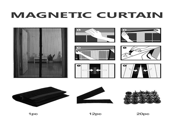MAGNETIC CURTAIN INSTRUCTIONS
