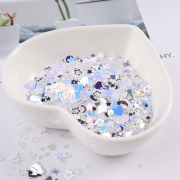 DIY Nail Glitter Sequins Mixed High Flash Crystal White Sequins CRYSTAL SOIL Material Wedding Decor Confetti Lentejuelas