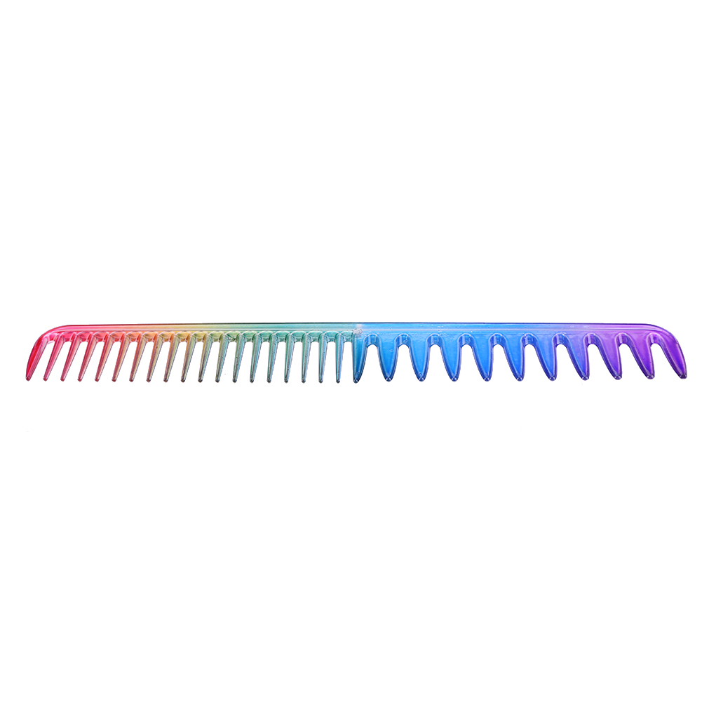 Hair Cutting Styling Classic Accessaries Products Anti-static Double Head Heat Resistant Rainbow Comb Hairdresser