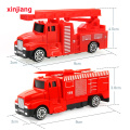 2 Types Fire Engine Model Alloy Car Model Toy Fire Truck Spray Water Gun Toy Lorry Diecast Fire Truck Toy Vehicles For Kids