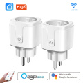 Smart WiFi Plug Adaptor 16A Remote Voice Control Power Monitor Socket Outlet Timing Function Work With Alexa Google Home Tuya