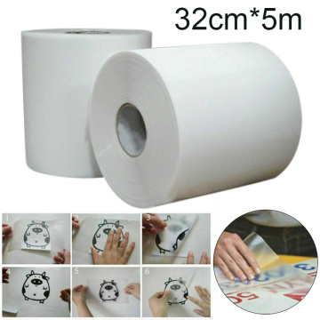 5M/Roll Hot Transfer Tape Non-elastic Hot Fix Paper Tape Adhesive Heat Transfer Film for DIY Garment Embroidery Patches Tools