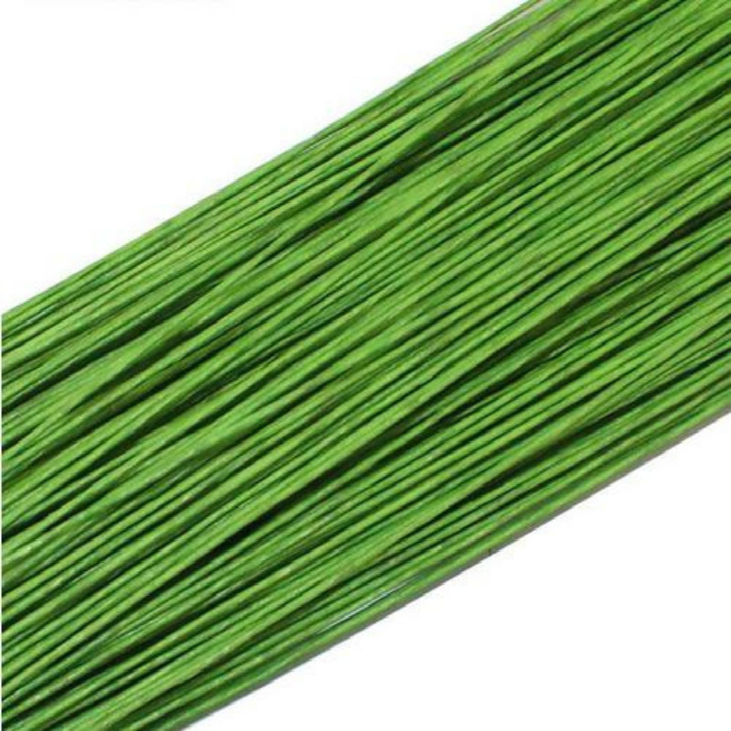 50Pcs/Lot 26# 0.45mm/0.0177Inch 60CM High Quality Paper Covered Artificial Branches Twigs Iron Wire For DIY/nylon Flower Accesso