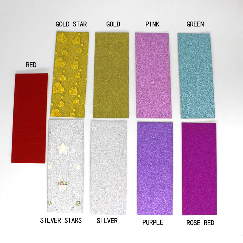 50/100/200pcs internal Glitter Background Paper for Sliding Cases Professional Packaging Accessories for Eyelash Case For the inside of the eyelash packaging box