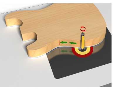 1Pc 1/2" Shank Template/Trim Router Bit, with 2" Long Routing Cutters. Features: top & bottom ball bearings Woodworking Tool