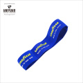 Newest Environmental 3cm Width Elastic Band Blue Color with Silk Screen Customized Printing