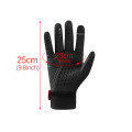 Winter Black Goves Mens Ladies Winter Accessories Running Gloves Thermo Waterproof Windproof Full-finger Sports Mittens #YJ