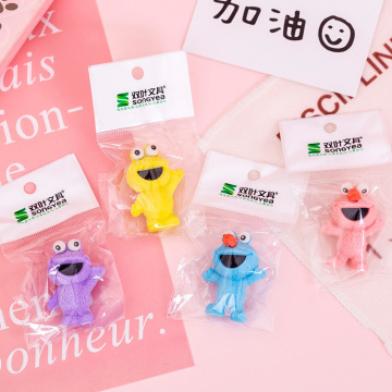 Creative Big eyes Frog Eraser Cute Writing Drawing Rubber Pencil Erasers Stationery For Kids Gifts school suppies
