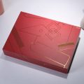 Tool Packaging Paper Red Box Custom Gold Logo