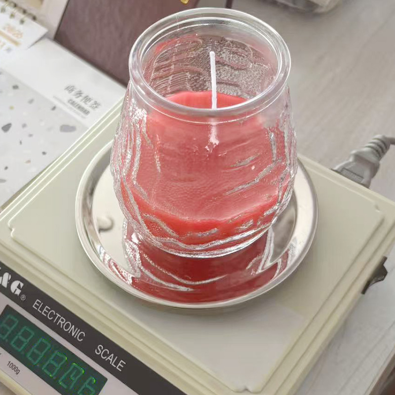 glass candle 555