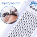 Premade Fans Lashes 3D-10D Long/Short Stem Russian Volume Fans C/D Curl Professional Faux Mink Eyelashes Extensions Makeup Tools