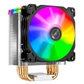 Jonsbo Tower Type CPU Cooler 4 Pure Copper Heat Pipes RGB PWM 4Pin Cooling Fan Radiator for Intel/AMD