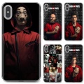 For Huawei Y6 Y5 2019 For Xiaomi Redmi Note 4 5 6 7 8 Pro Mi A1 A2 A3 6X 5X 7A Money Heist House Paper TV-Show Soft Skin Cover