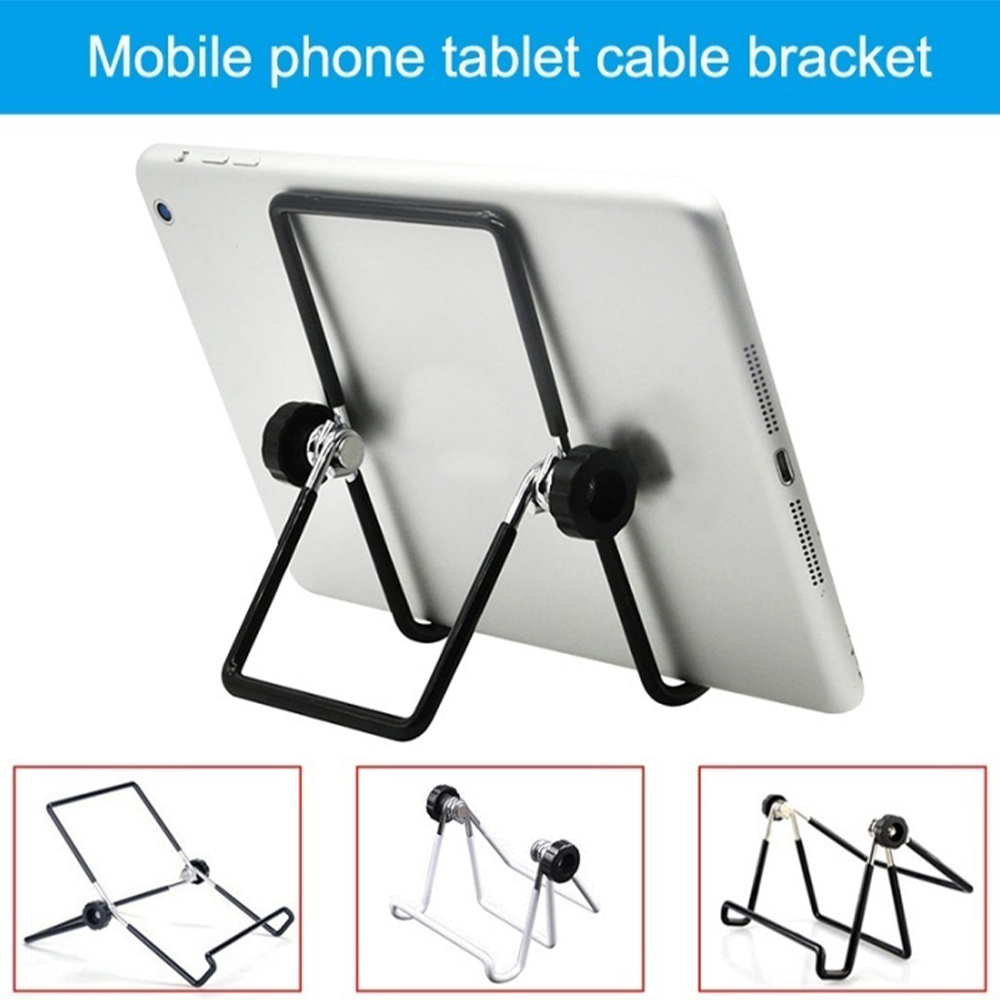 Universal Foldable Phone Tablet Stand Holder Adjustable Desktop Mount Stand Tripod Table Desk Support for IPhone IPad Mini Air