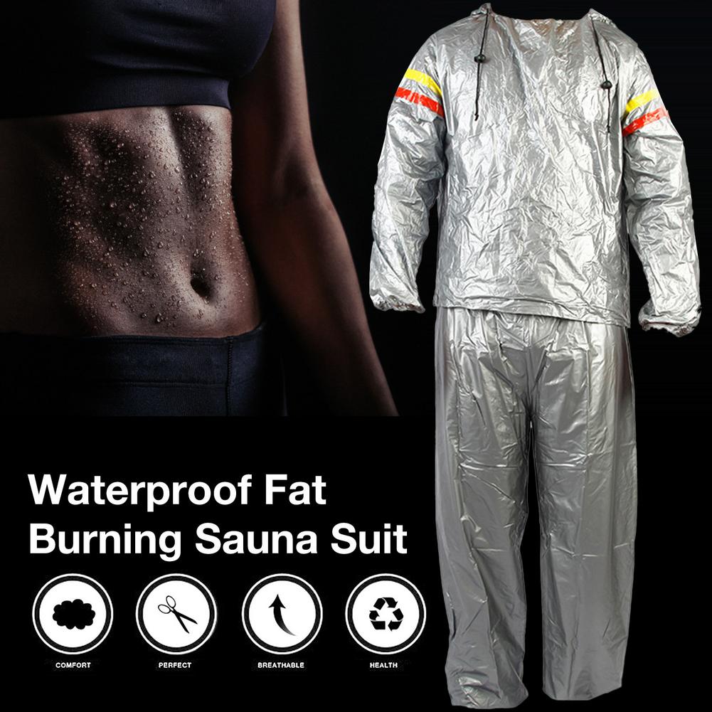 High Quality PVC Sauna Suit Waterproof Fat Burning Fitness Sweat Suit