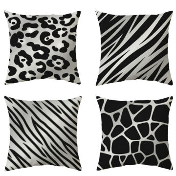 Leopard print Cushion Cover Waist Throw Pillow Case Home Sofa Outdoor Decor