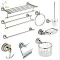 Chrome Polished Porcelain Bathroom accessories Bath Hardware Set Towel Shelf Towel Bar Paper Holder Cloth Hook 8600 series