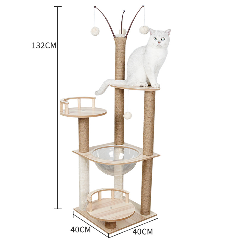 Cat Scratching Tree Post