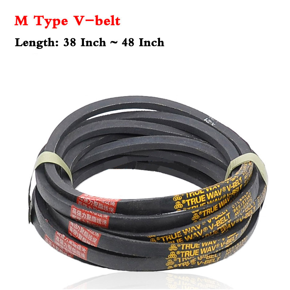 1PCS M Section V-belt Triangle Belt M-38 Inch ~ M-48 Inch For Industrial Agricultural Equipment