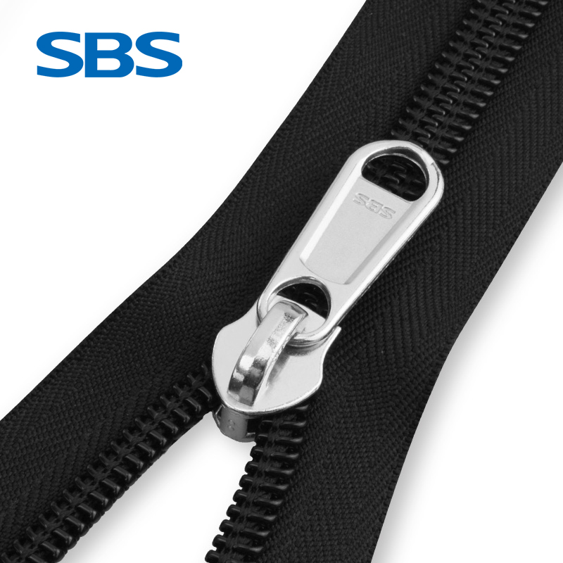 SBS Chain Zipper Trunk Accessories Elephant Nose Pull Lock Customize Size Tent zipper Outdoor sewing accessorie Fishing bag zip