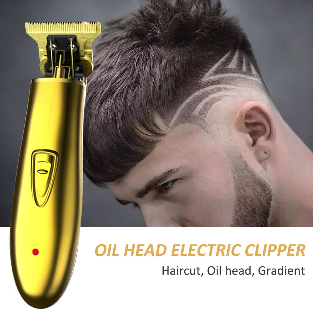 Oil Head Electric Clipper Barber Cutting Titanium Alloy Hair Trimmer Professional Hairdresser Hair Trimmer Tool Electric Clipper