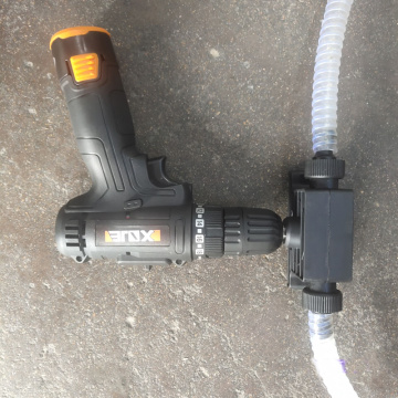 Portable Electric Drill Pump Self Priming Transfer Pump Drill Accessory Drill Powered Pumps Oil Fluid Water Pump Outdoor pumping