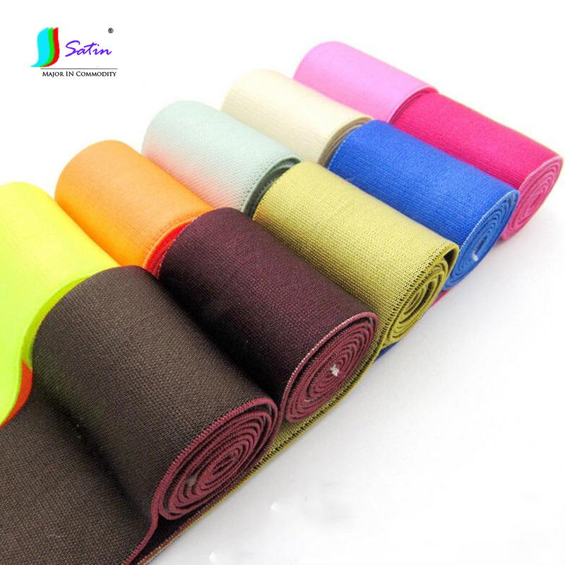 Pants Waist,Clothes Show Garment Decoration Sew Diy material Silky Elastic Band,Colorful Smooth Elastic Belt S0146L