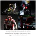 3 Colour Bicycle Light LED Taillight Rear Tail Safety Warning Cycling Portable Light USB Rechargeable Bicycle Light Flash Light