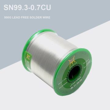 500g Lead Free Solder Wire Health Sn:99.3% Tin Wire Melt Rosin Core Big Roll Model:Sn99.3-0.7Cu