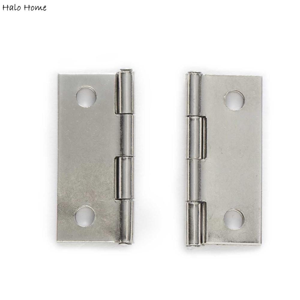 4-10 Pcs Metal Door Wooden Box Butt Hinges Model Home Furniture Jewelry Gift Handwork Accessories