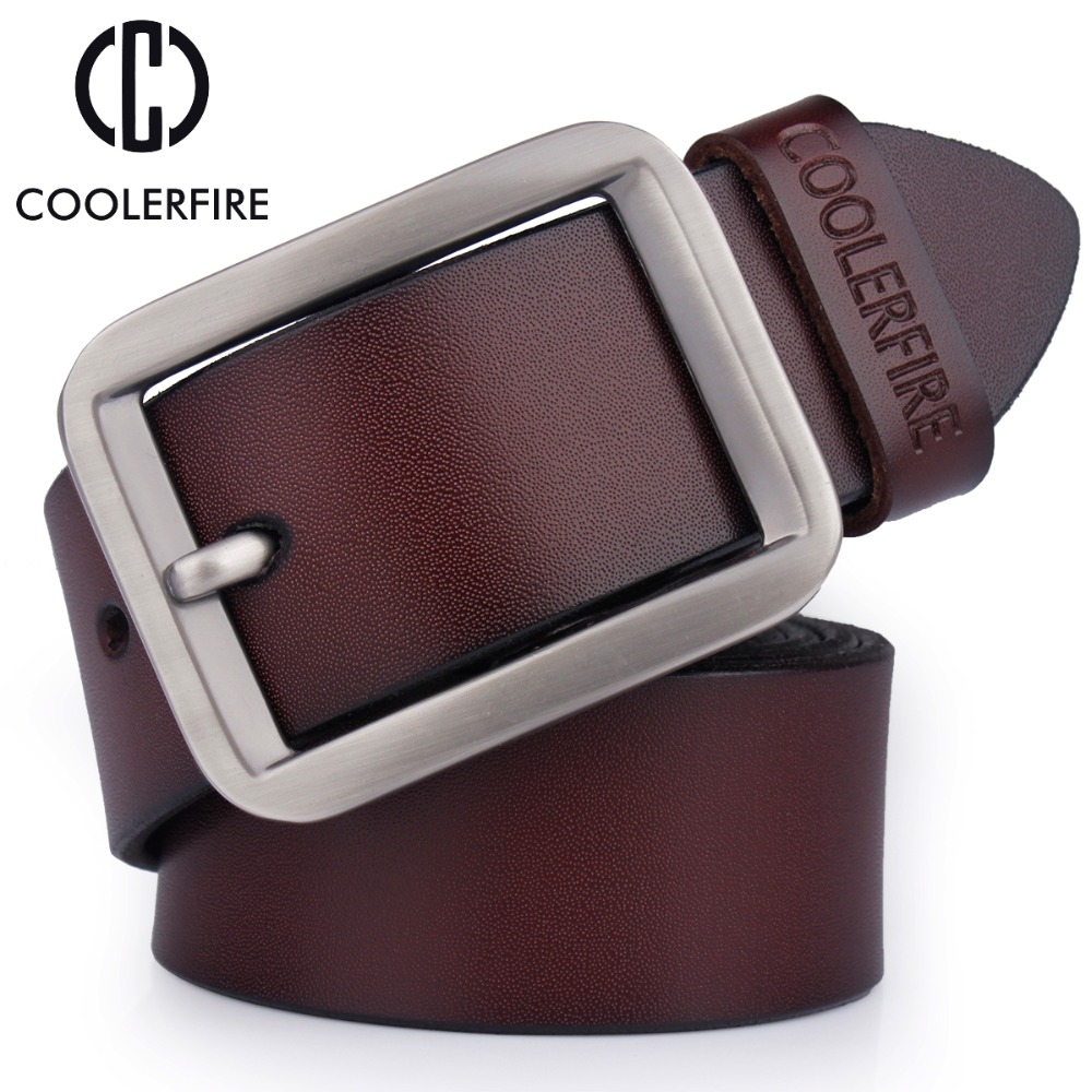 Newest Men Belt 100% Genuine Leather Belt For Men High Quality Fashion Designer Luxury Real Leather Strap Male HQ025