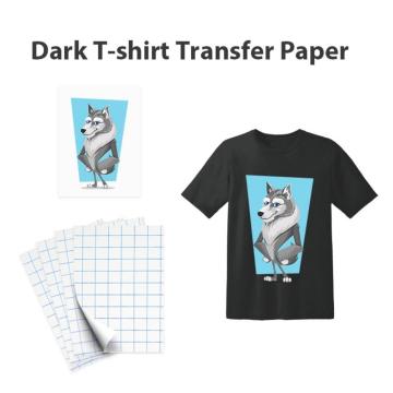 A4 10 sheets T-Shirt Transfer Photo Paper Inkjet for Light Cloth Color Fabric Cotton Garment Tracing Paper DIY Tools
