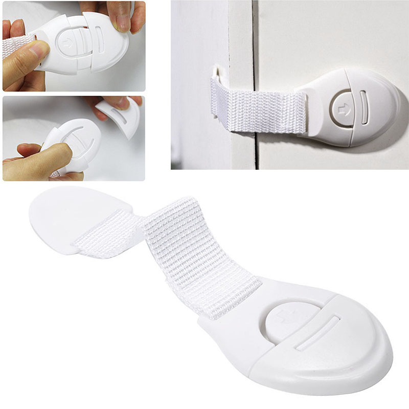 5PCs/lot Baby Drawer Lock Drawer Door Cabinet Cupboard Toilet Safety Locks Straps Infant Baby Cabinet Locks & Straps