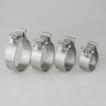 2" 2.5" 3" 3.5" Lap Button Joint Exhaust Narrow Band Clamp 2 3 Inch Car Motocycle Exhaust Sleeve Stainless Steel Muffler Clamp