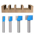 8mm Shank Cleaning bottom Engraving Slotting Router Bit Wood Cutter Solid Carbide CNC Milling Cutter Endmill Woodworking Tools