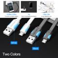 Vention Micro USB2.0 Cable For Mobile Phone Charging Cable Super Charger 1.5m 1m 2 USB Data Sync Cable For Samsung Android Cable