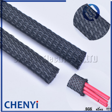 10M Width 4/6/8/10/12/14mm Cable Sleeve black Wire Protection PET Nylon Cable Sleeves wire cable Braided Cable Sleeve