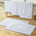 Hotel bathroom mat foot stool towel custom Jacquard lettering cotton bathroom rug set bath mat set bath mats bathroom