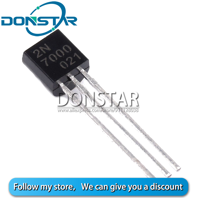 20PCS 2N7000 7000 TO-92 Small Signal MOSFET N-Channel Triode Transistor Original and new