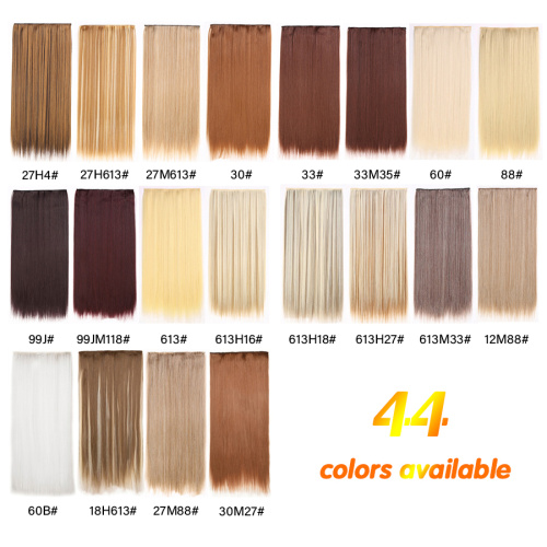 Alileader Good Quality Straight Heat Resistant Synthetic 5 Clips In Hair Extension 24 Inch One Piece Hair Extensions Supplier, Supply Various Alileader Good Quality Straight Heat Resistant Synthetic 5 Clips In Hair Extension 24 Inch One Piece Hair Extensions of High Quality