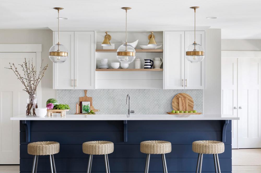 Kitchen Hot Melt Glass Backsplash Wall Background