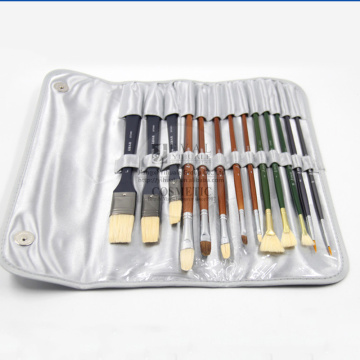 13pcs suit gouache brush pen fan shape pen hazelnut shape brush hook line pen oil paint brush artist Professional Art Supplies