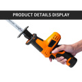 Reciprocating Saw 12V Lithium Chain Saw Band LED Cordless Wood Metal Portable Cutting Saber Saw Electric Chain Saw Power Tool