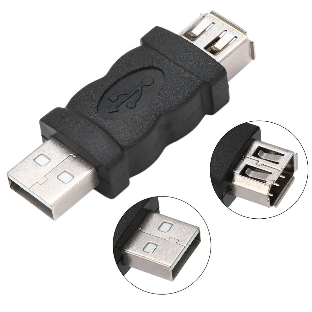 New Firewire IEEE 1394 6 Pin Female to USB 2.0 Type A Male Adaptor Adapter Cameras Mobile Phones MP3 Player PDAs Black Wholesale