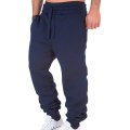 UEFEZO Joggers Mens Casual Pants Solid Sportswear Tracksuit Bottoms Loose Sweatpants Streetwear Trousers Jogger Men Track Pants